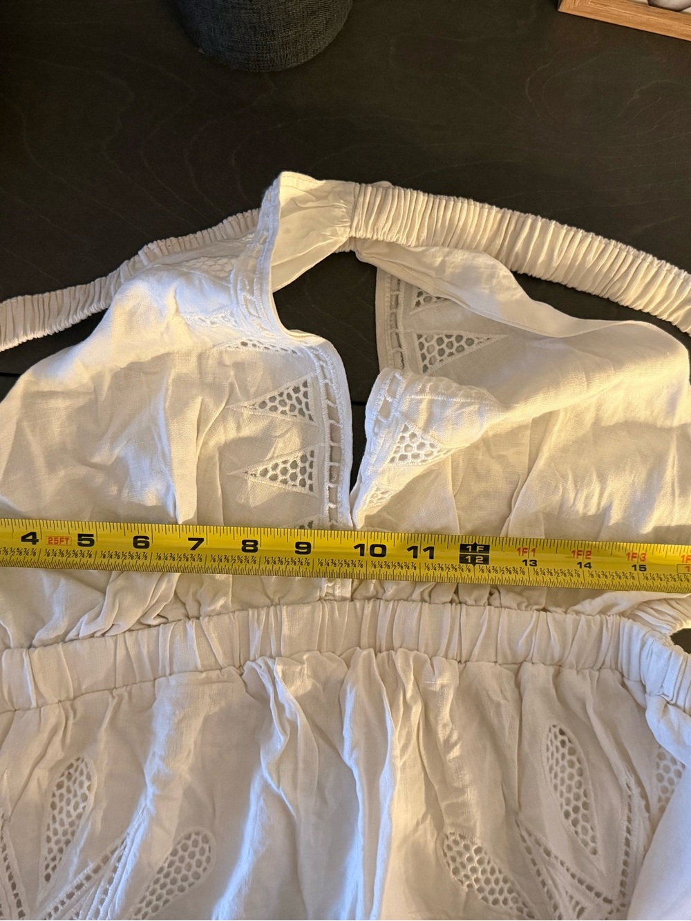 NWT Farm Rio white Richelieu Dress L - Picture 5 of 6